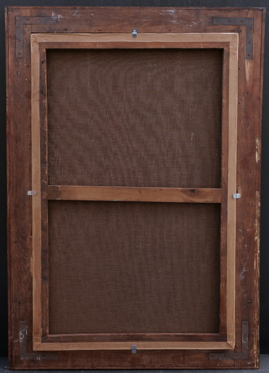 Eugène Jérôme Auguste ROEDEL, Élégante assise à l'éventail (La Goulue ?)-photo-3