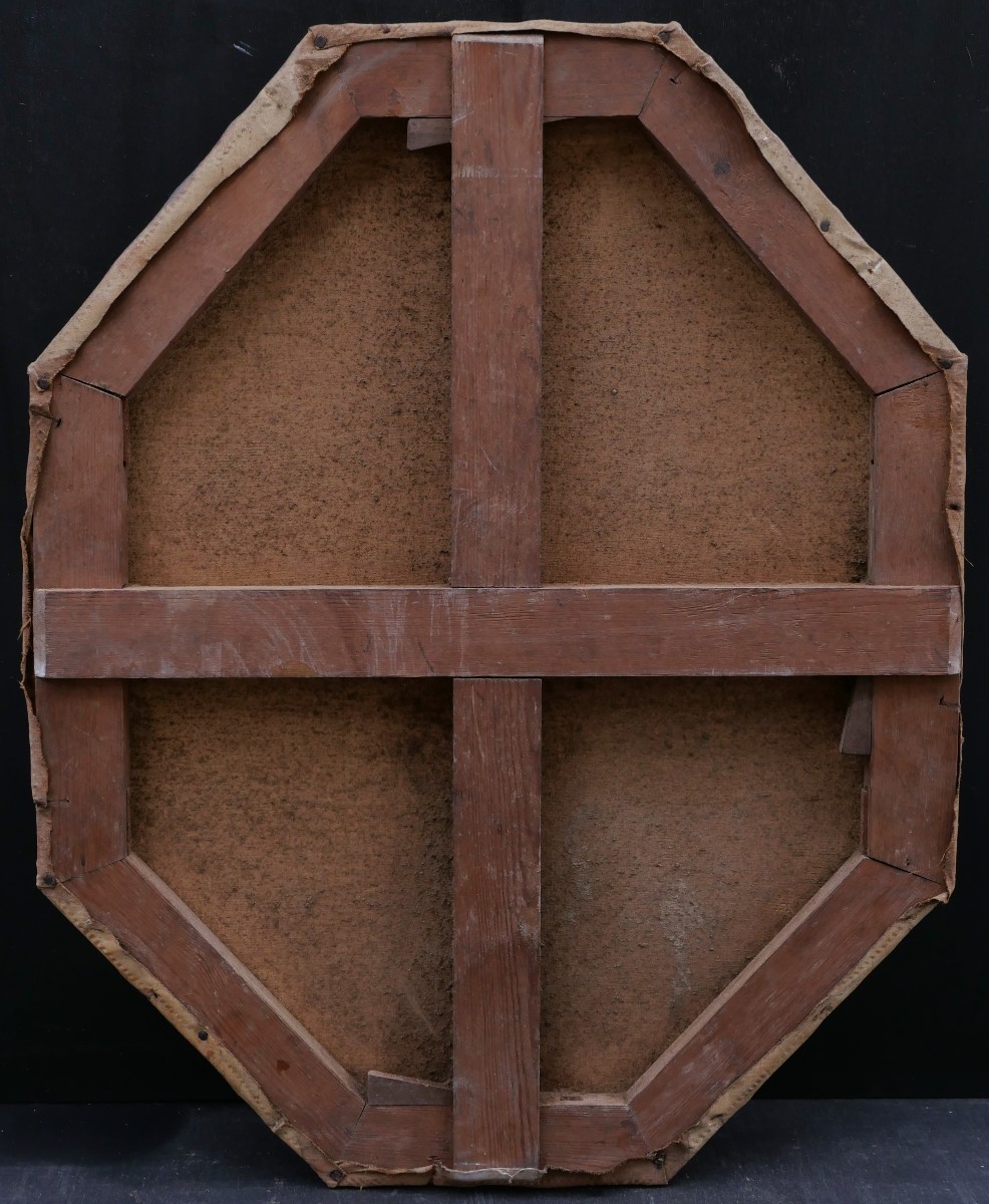 French Or Foreign School, Circa 1830, Portrait Of A Woman In Front Of A Landscape-photo-4