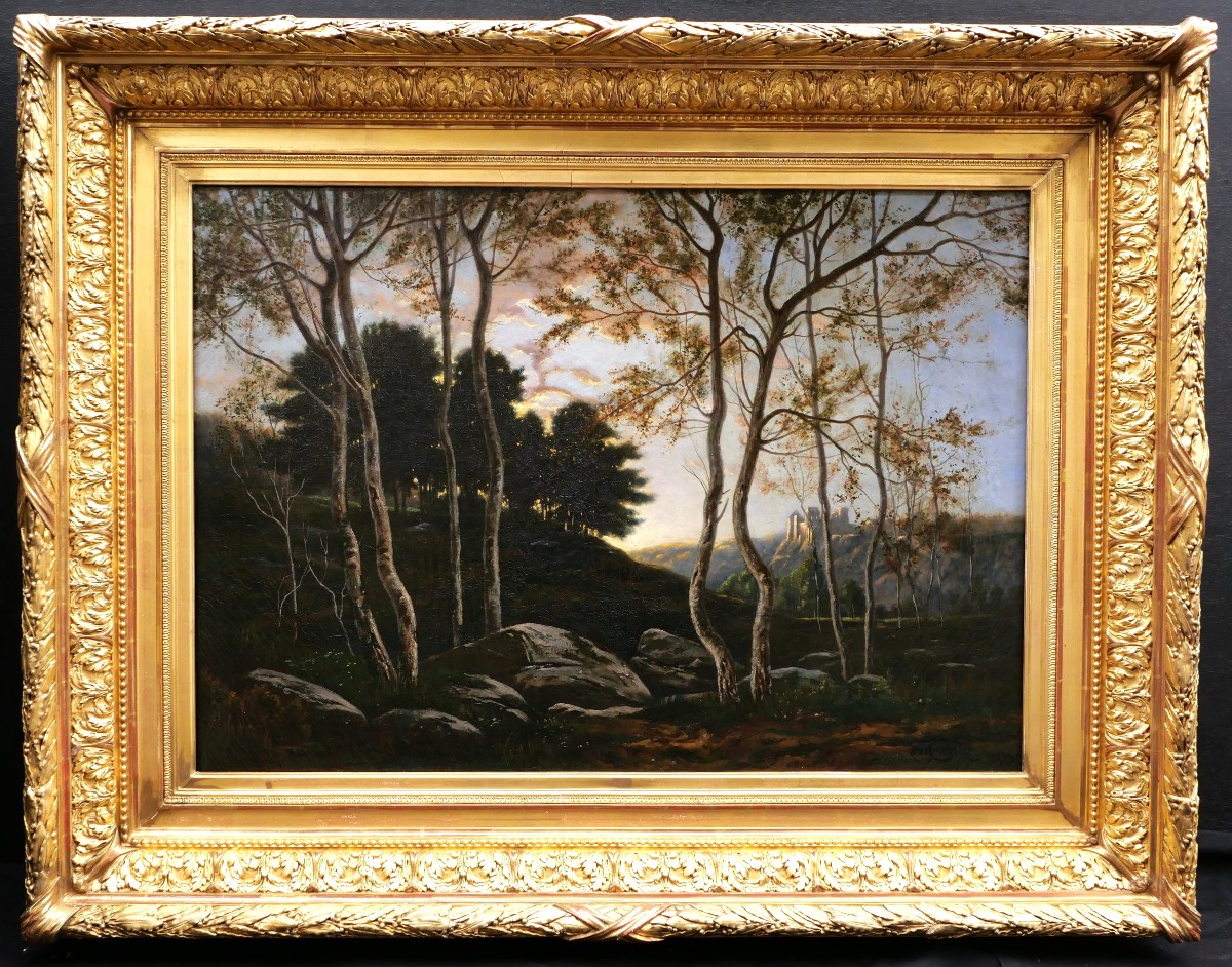 Félix Choisnard, Romantic View Of The Château De La Madeleine In Saint-rémy-les-chevreuse-photo-1