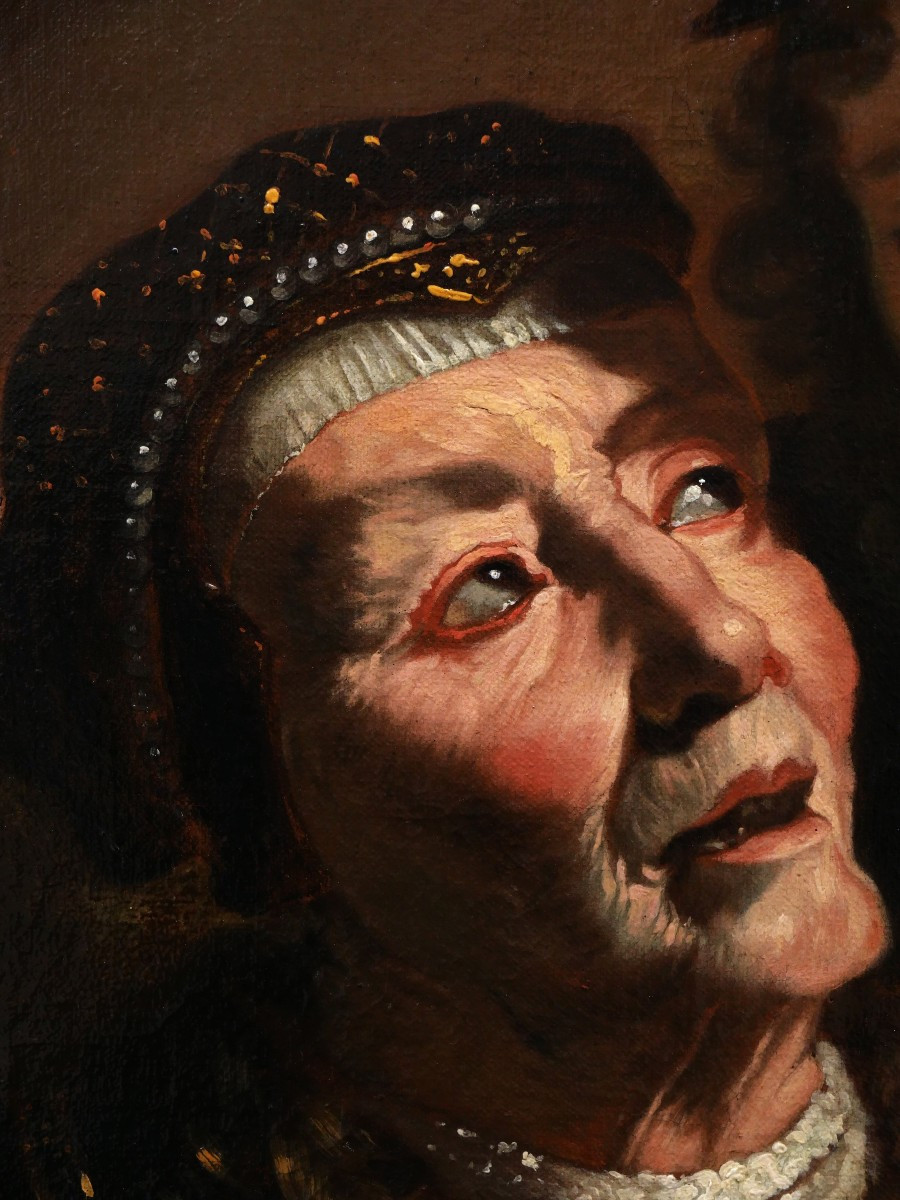 Attribué à Jürgen OVENS,  L'Entremetteuse-photo-4