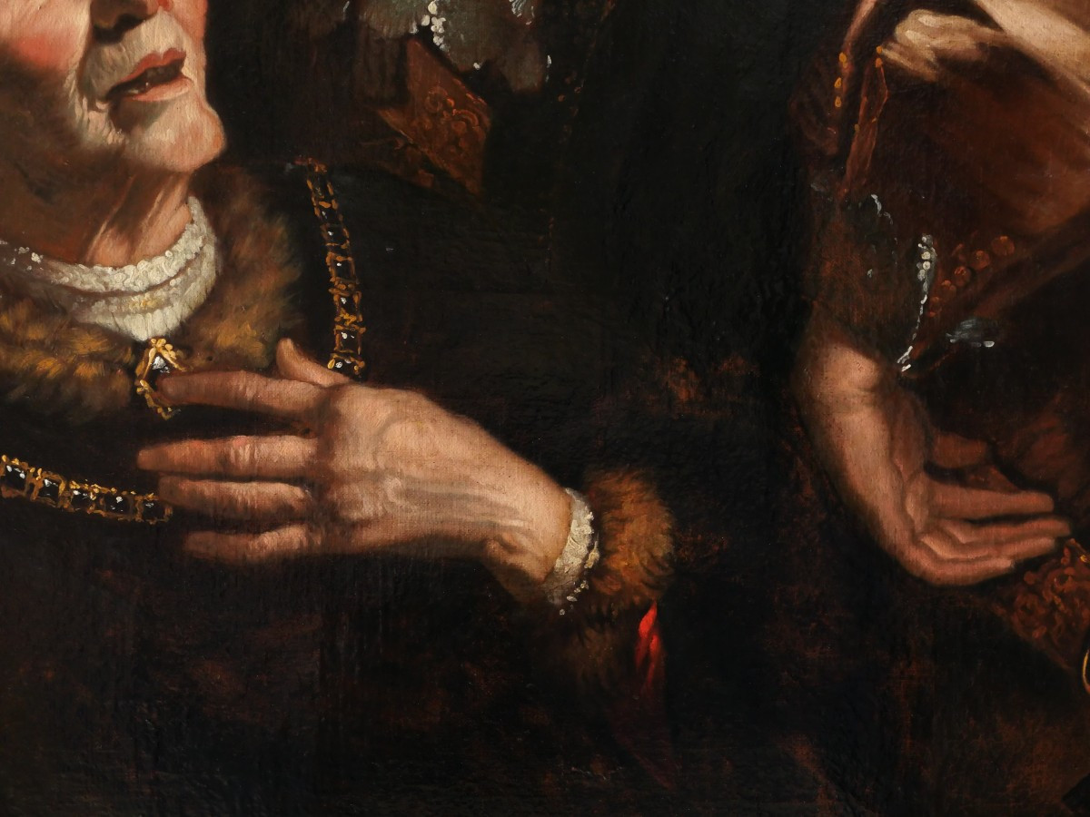 Attribué à Jürgen OVENS,  L'Entremetteuse-photo-2