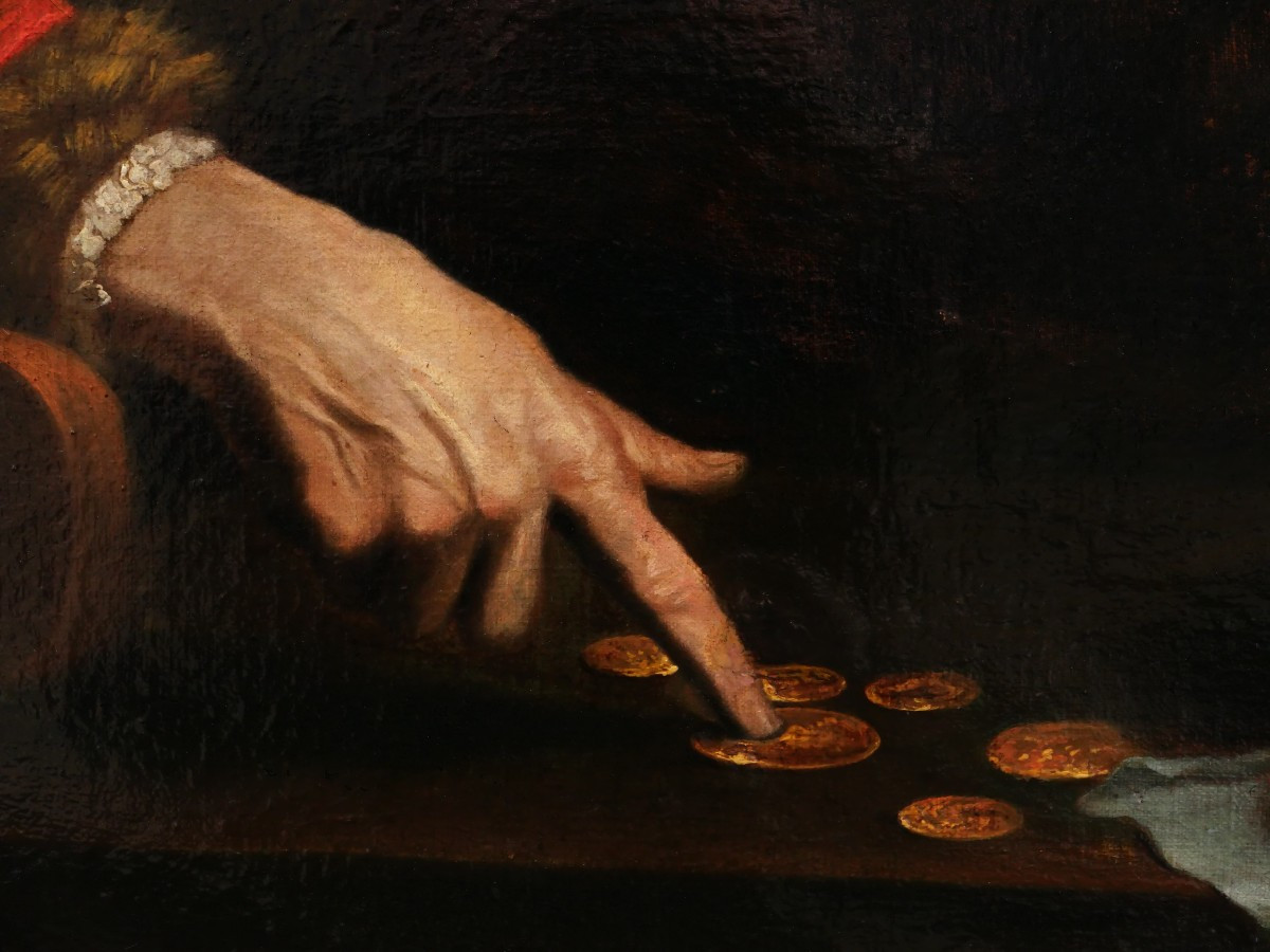 Attribué à Jürgen OVENS,  L'Entremetteuse-photo-3