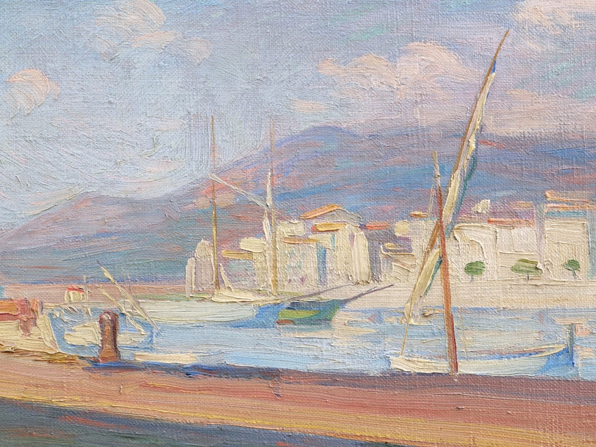 Jean Brulat, The Port Of Villefranche-sur-mer-photo-2