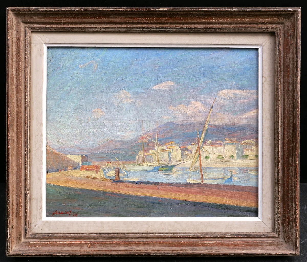 Jean Brulat, The Port Of Villefranche-sur-mer-photo-4