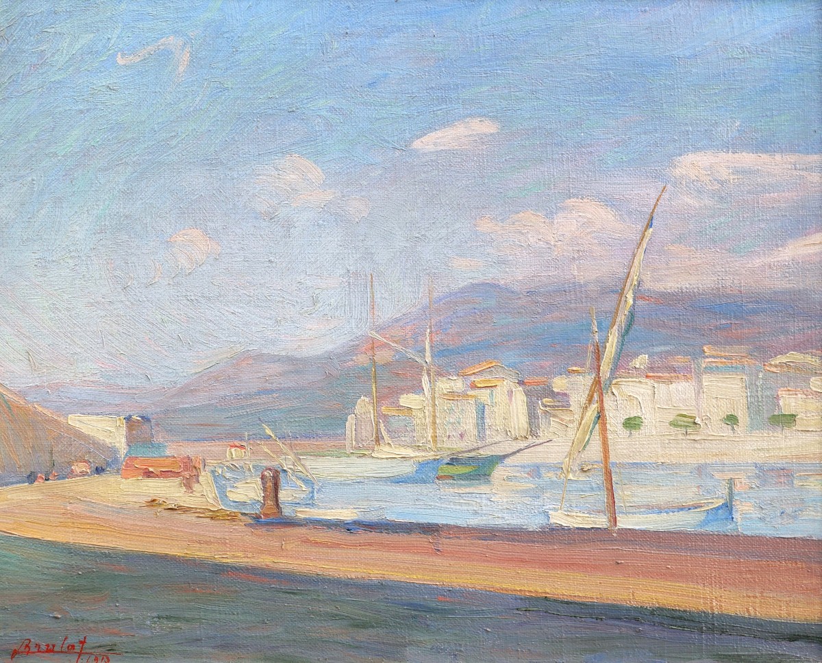 Jean Brulat, The Port Of Villefranche-sur-mer