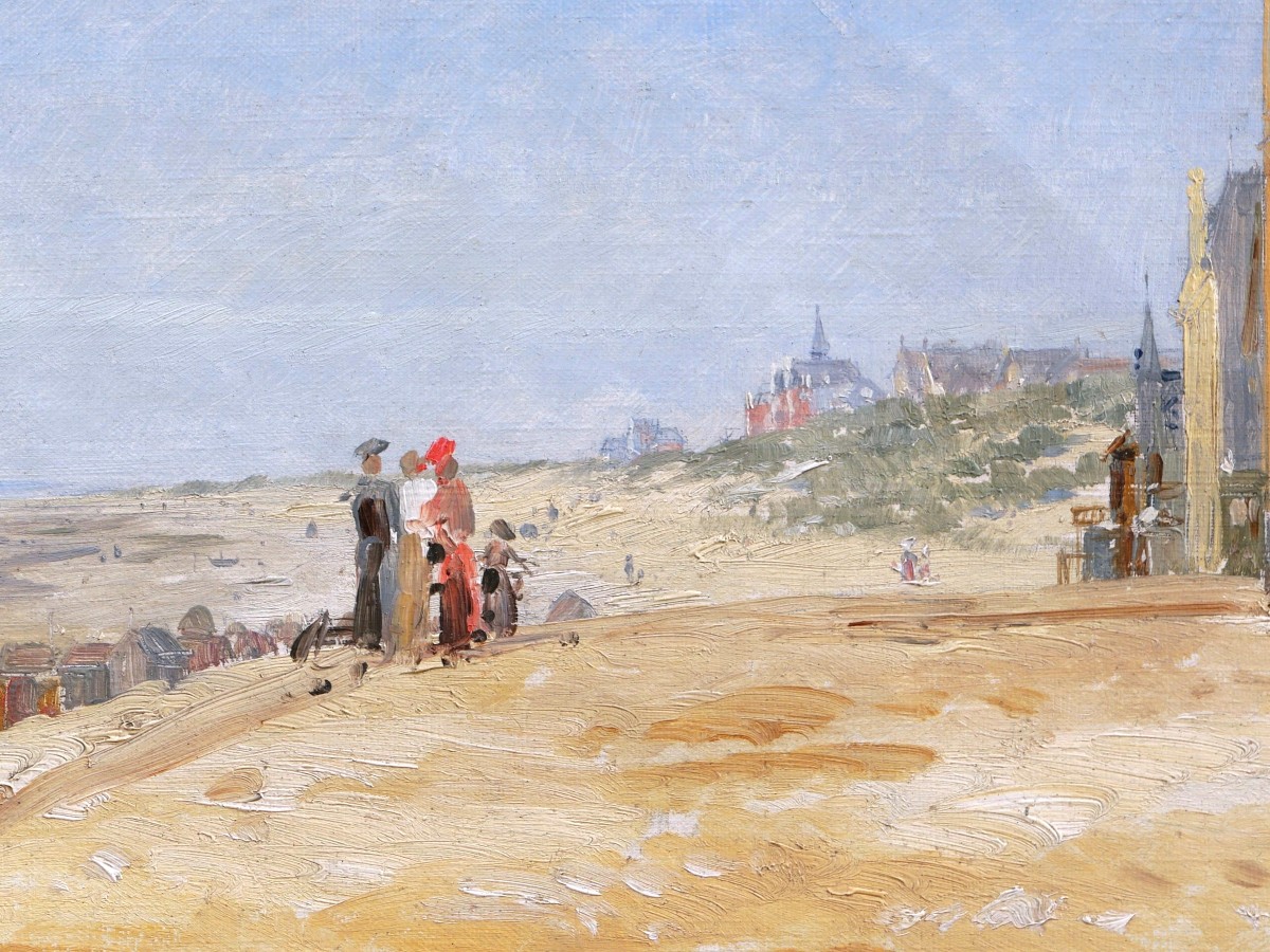 émile Léon Quentin Brin, Known As émile Quentin-brin, The Beach At Berck-photo-2