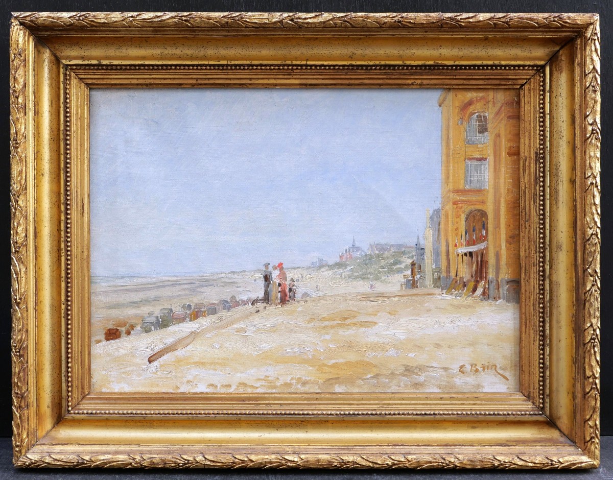 émile Léon Quentin Brin, Known As émile Quentin-brin, The Beach At Berck-photo-4