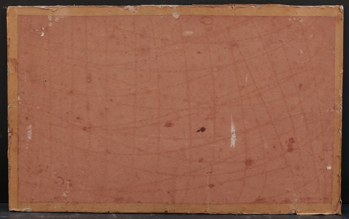 École FRANÇAISE circa 1880, entourage d'Henri FANTIN-LATOUR, Roses dans un panier-photo-1