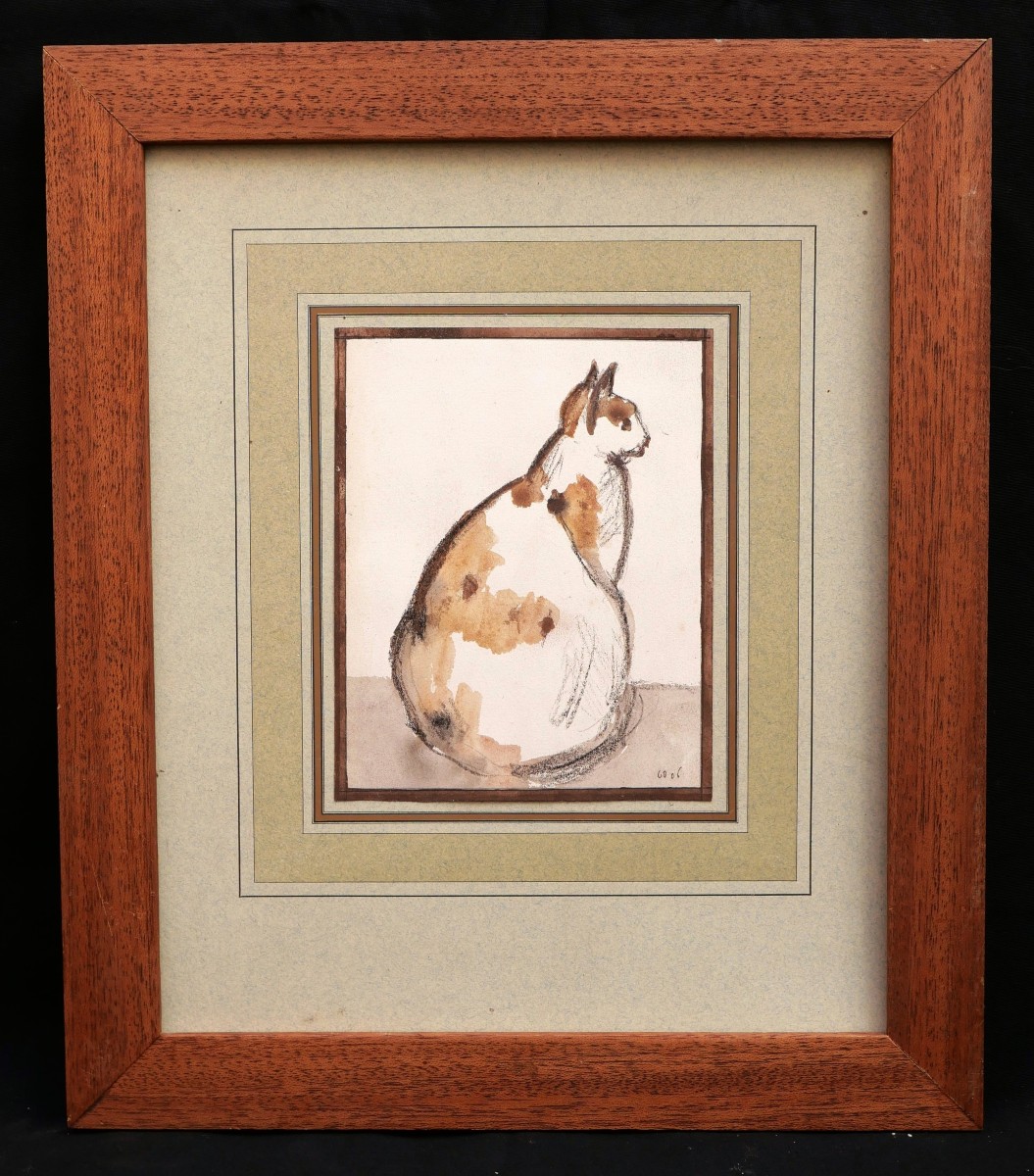 Attributed To Gwen John, Sitting Cat-photo-3