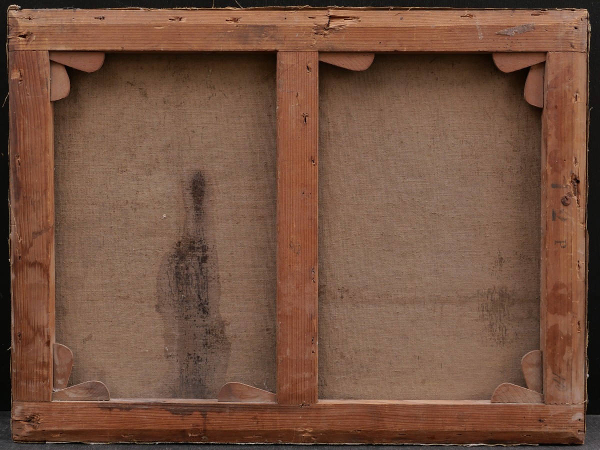 Auguste BELLANGER, Rue à La Turballe avec la Croix de Brogard-photo-2