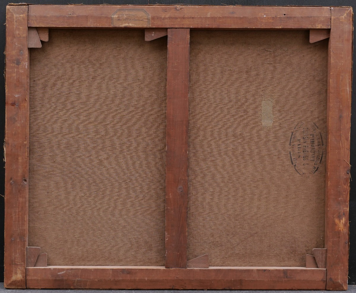 Emilio Della Sudda, View Of The Outbuildings Of The Château De Liancourt In The Oise-photo-4