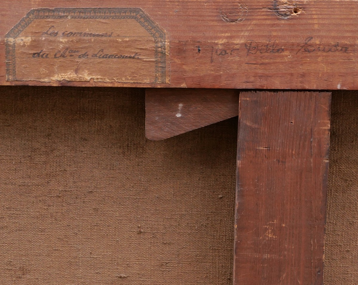 Emilio Della Sudda, View Of The Outbuildings Of The Château De Liancourt In The Oise-photo-1