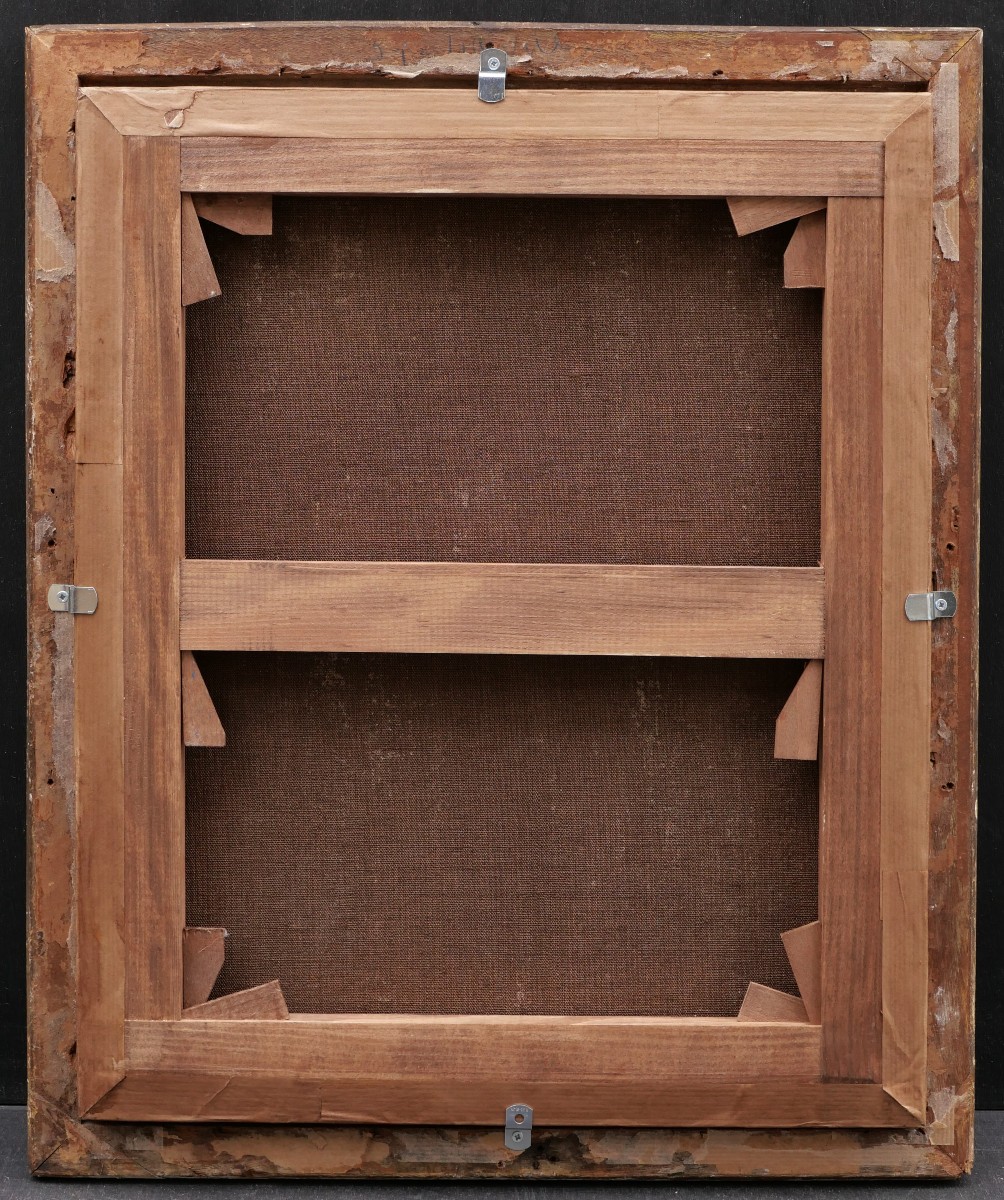 École FRANÇAISE du XIXème siècle, Portrait de petite fille au ruban rose-photo-2