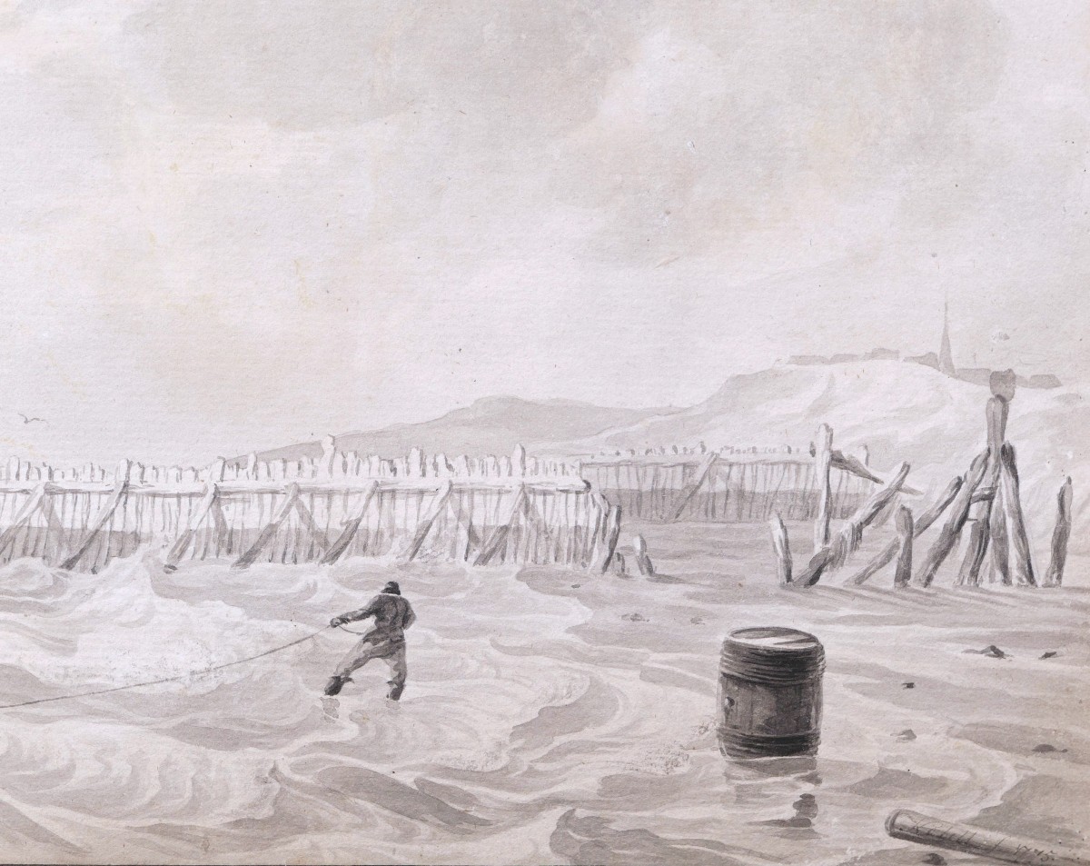 Hendrik KOBELL, Bord de mer animé-photo-3