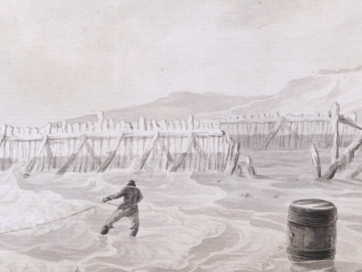 Hendrik KOBELL, Bord de mer animé-photo-4