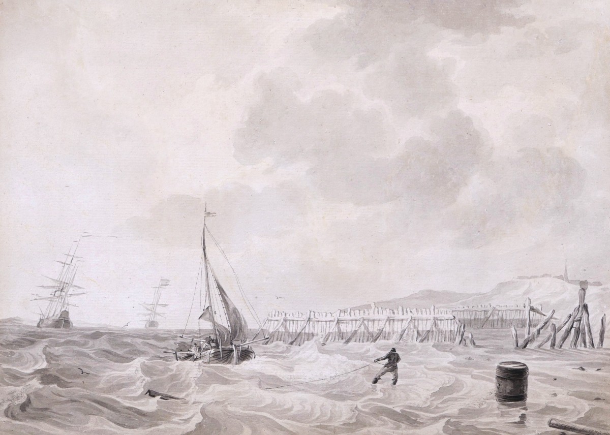 Hendrik KOBELL, Bord de mer animé