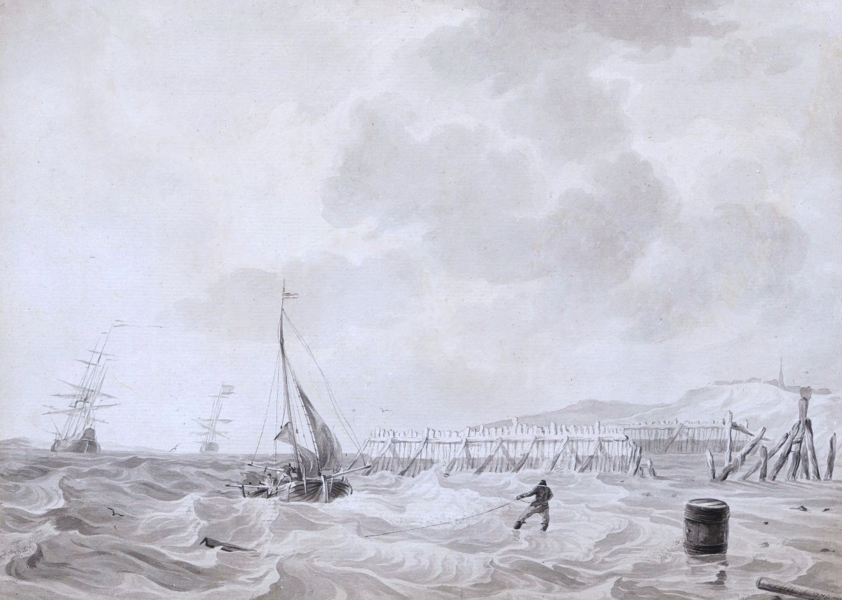 Hendrik KOBELL, Bord de mer animé