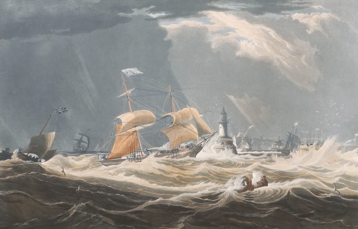 Edward Duncan, After William John Huggins, View Of Ramsgate-photo-2
