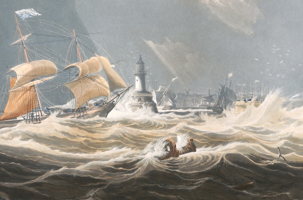 Edward Duncan, After William John Huggins, View Of Ramsgate-photo-3