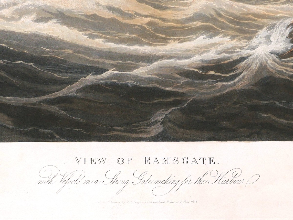 Edward Duncan, After William John Huggins, View Of Ramsgate-photo-1
