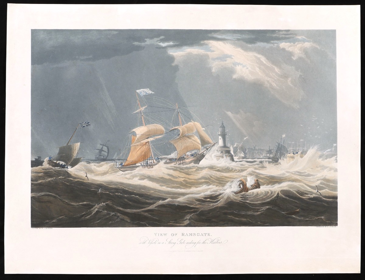 Edward Duncan, After William John Huggins, View Of Ramsgate-photo-4