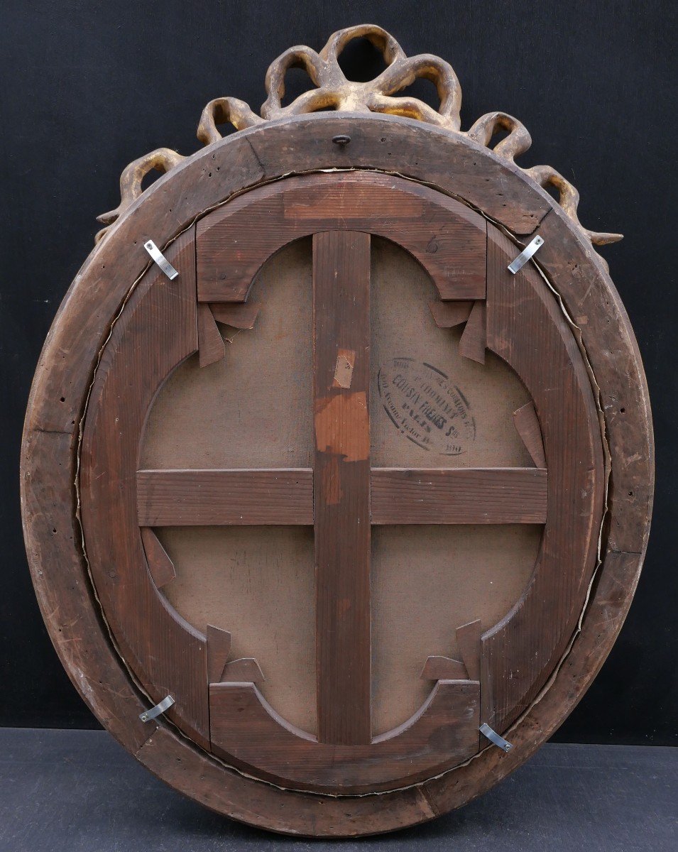 Pierre Aristide André BROUILLET, Portrait de Mlle Charlotte Billet à l'étole en tulle-photo-2