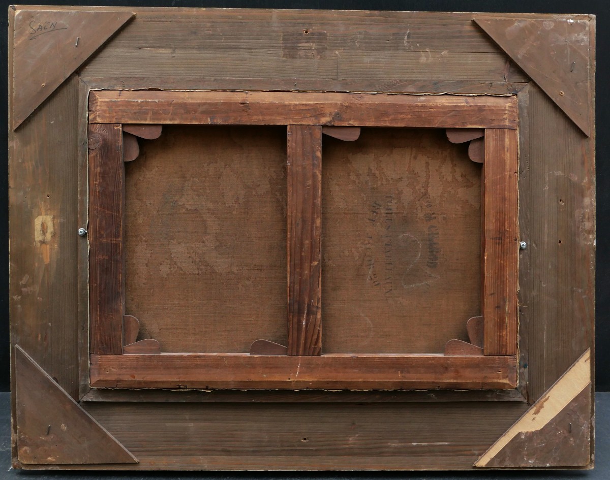 Paul Saïn, Elegant Woman In A Boat On The Seine At Bas Meudon-photo-2