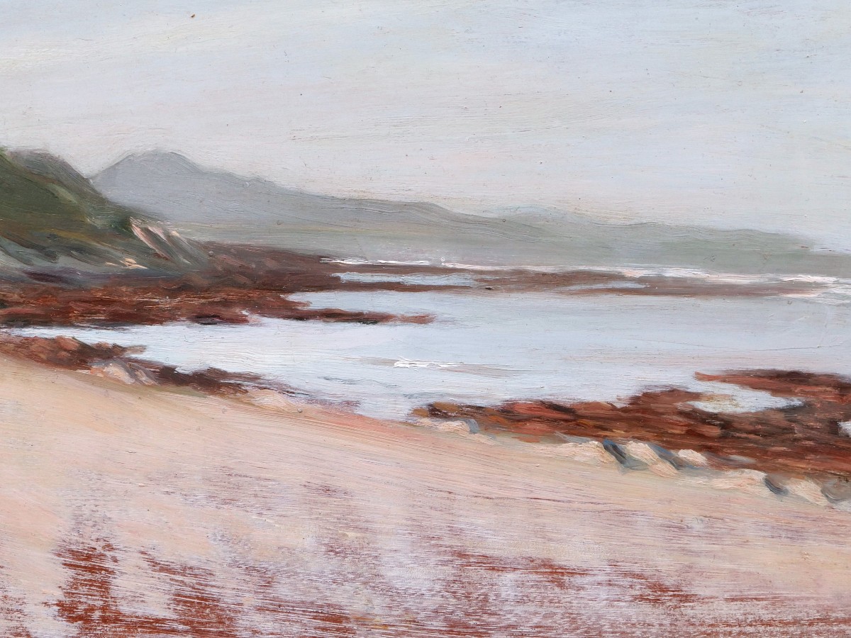 René Georges HERMANN-PAUL, dit HERMANN-PAUL, Bord de mer au Pays Basque-photo-2