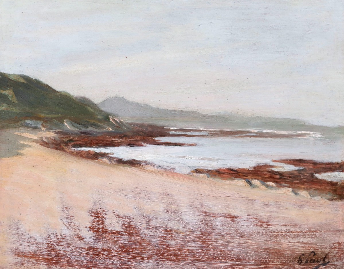 René Georges HERMANN-PAUL, dit HERMANN-PAUL, Bord de mer au Pays Basque