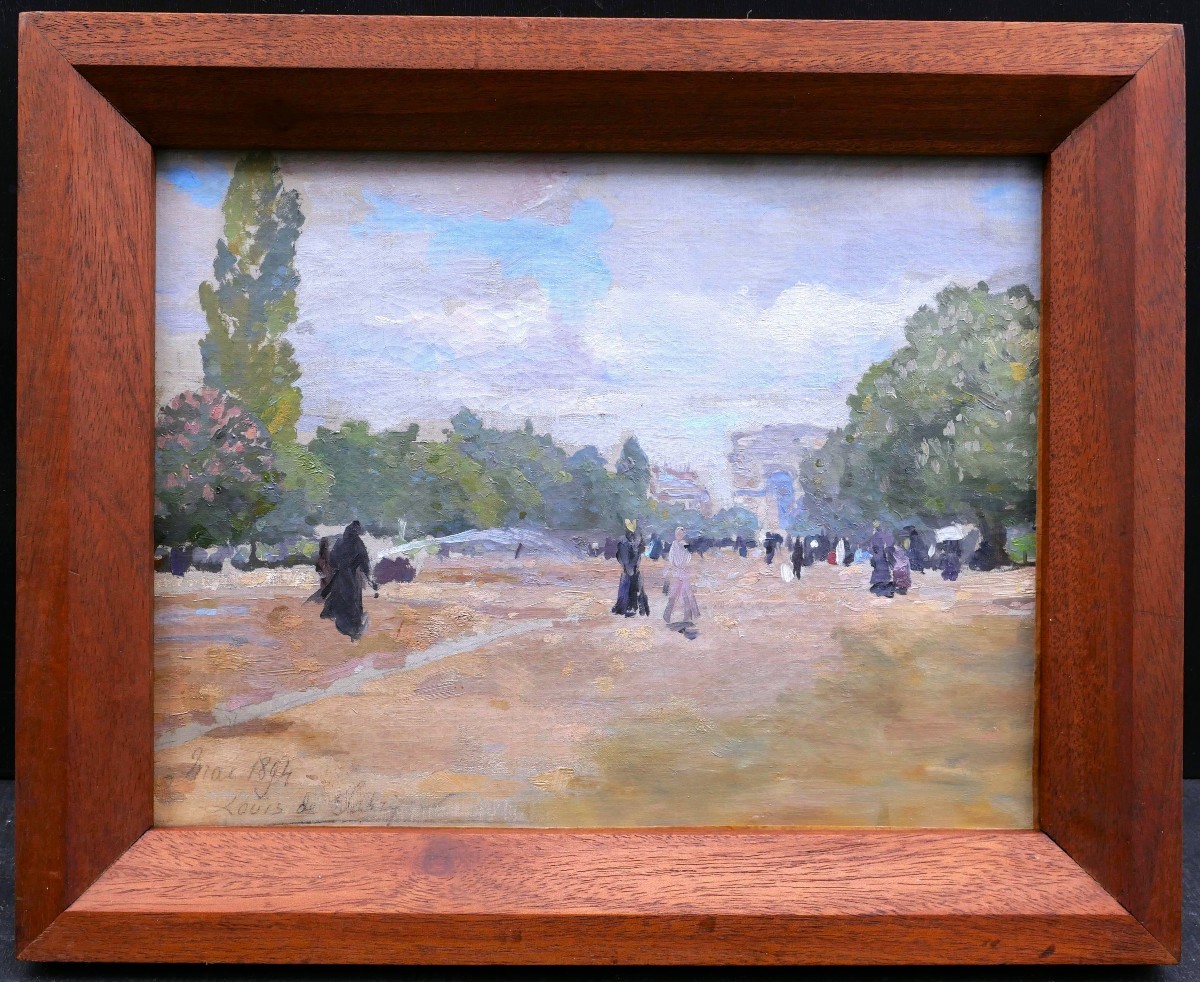 Louis Marie de SCHRYVER, Vue animée sur l'Avenue du Bois-photo-4