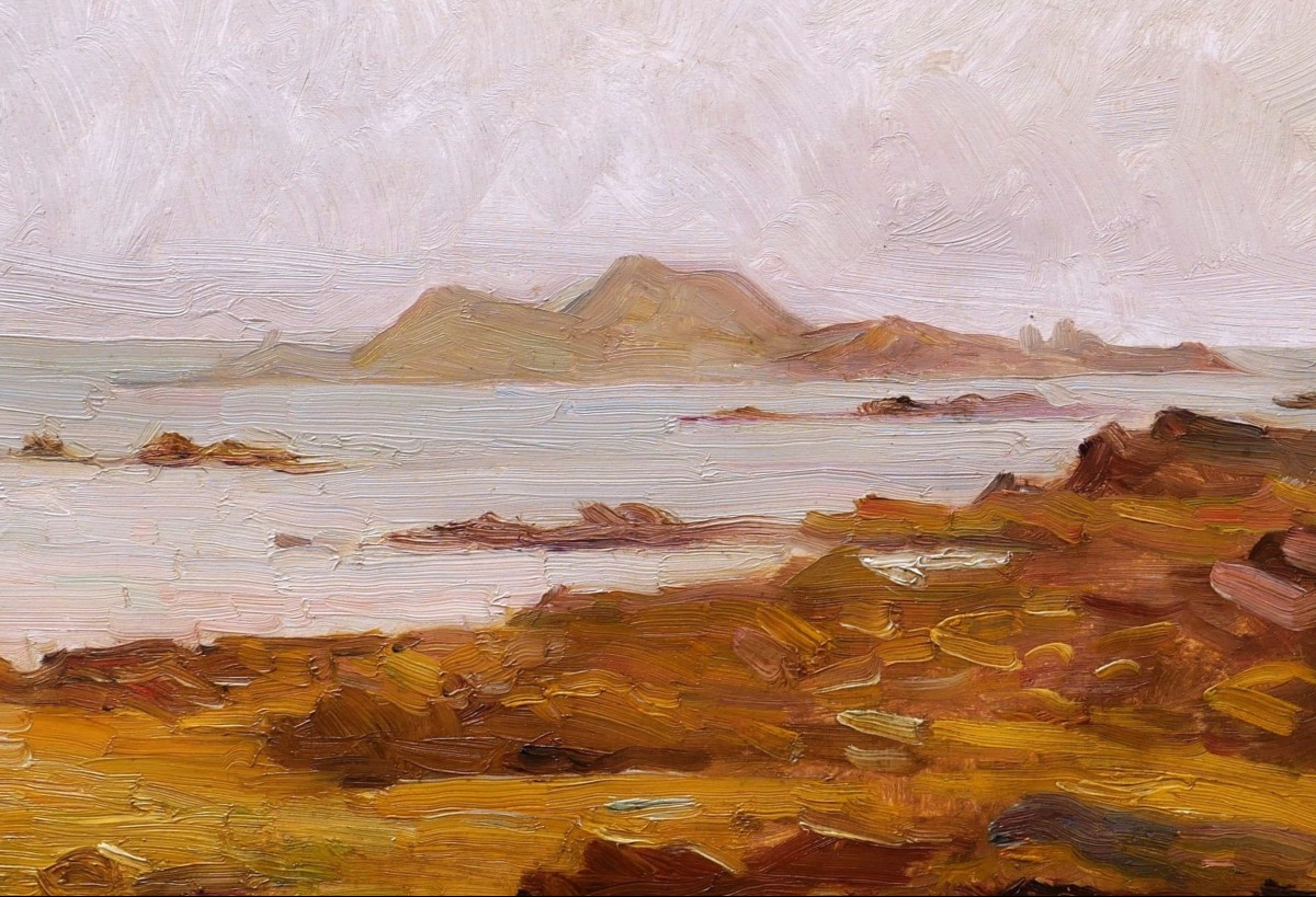 Charles Clément Denet, Rocky Coast In Brittany-photo-2