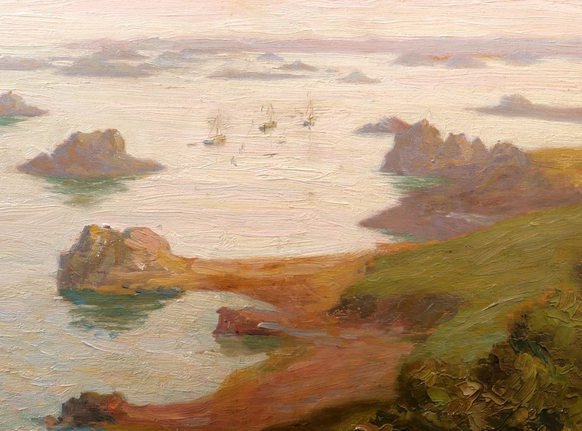 Émile Eugène FAUCONNIER, La Baie de Morlaix-photo-2