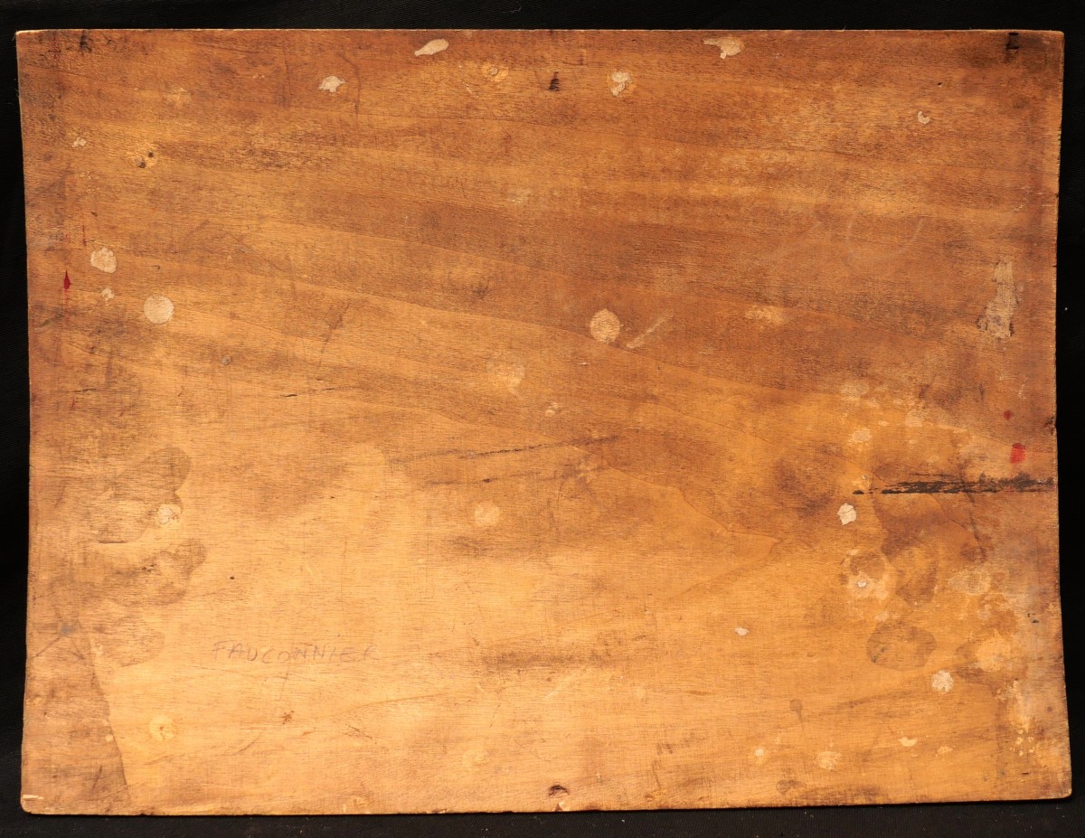 émile Eugène Fauconnier, Landscape In The Bay Of Morlaix In Brittany, Marine Painting-photo-1