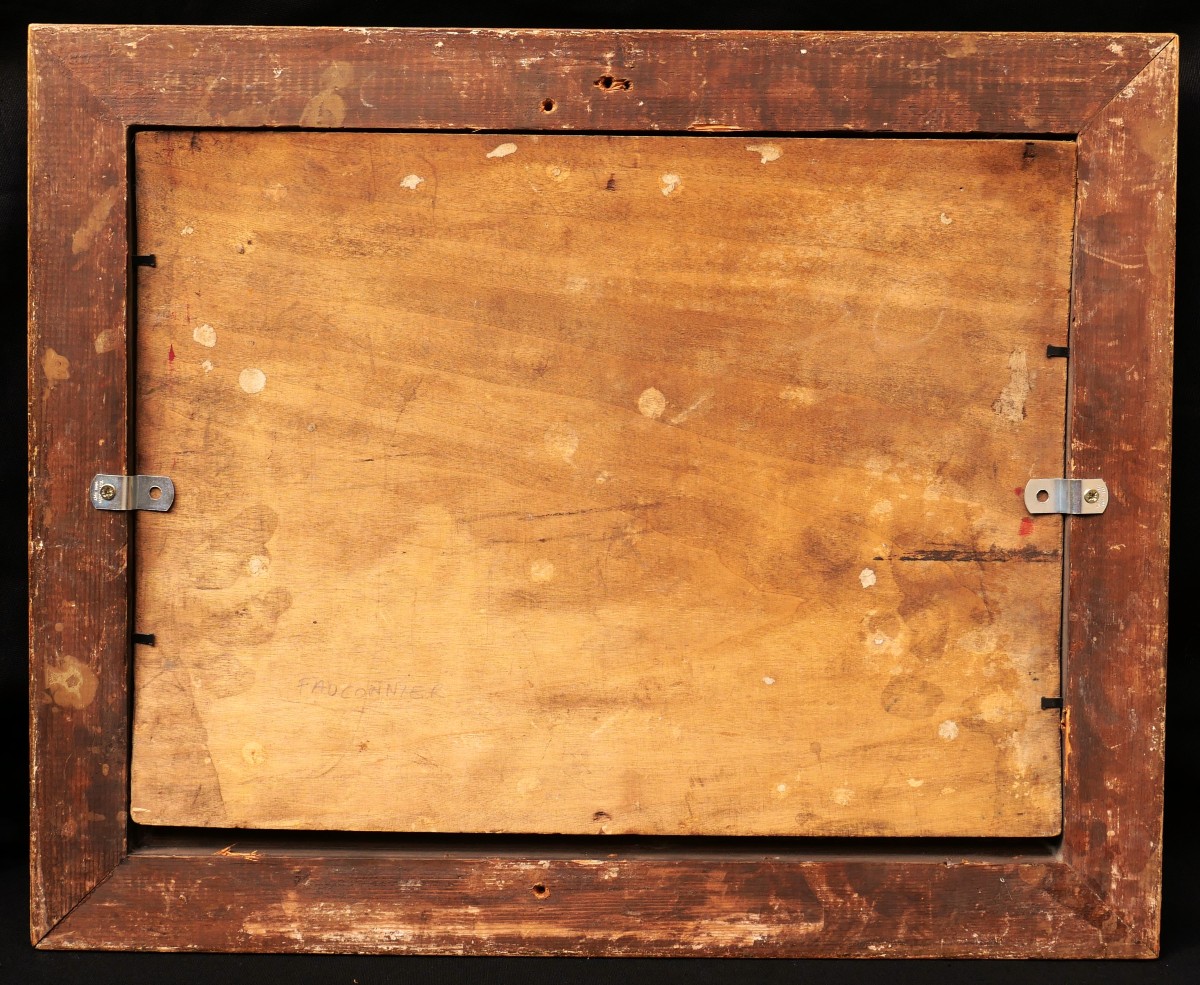 émile Eugène Fauconnier, Landscape In The Bay Of Morlaix In Brittany, Marine Painting-photo-2