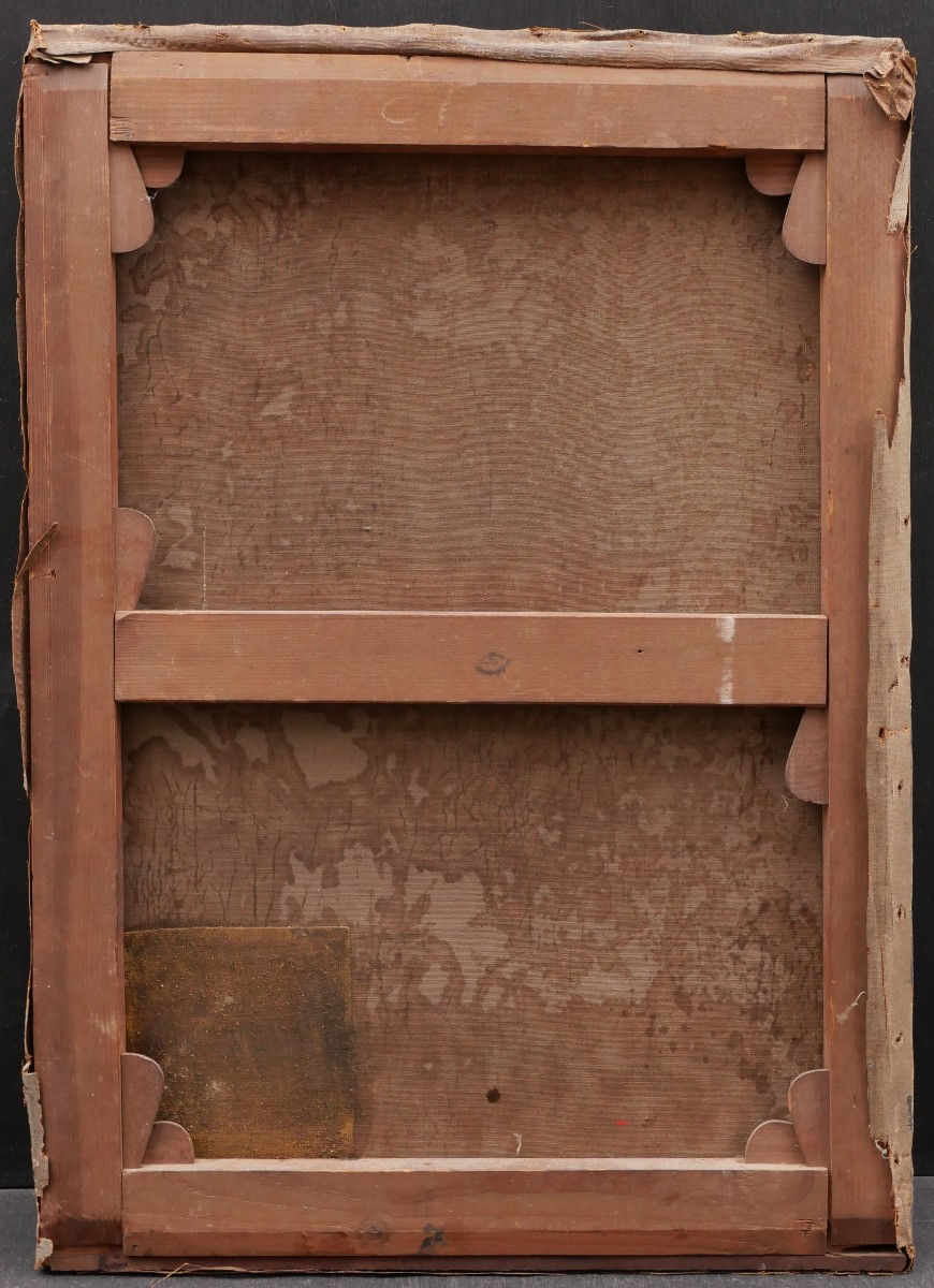 Léon Mayet, Vase Of Dahlias-photo-1