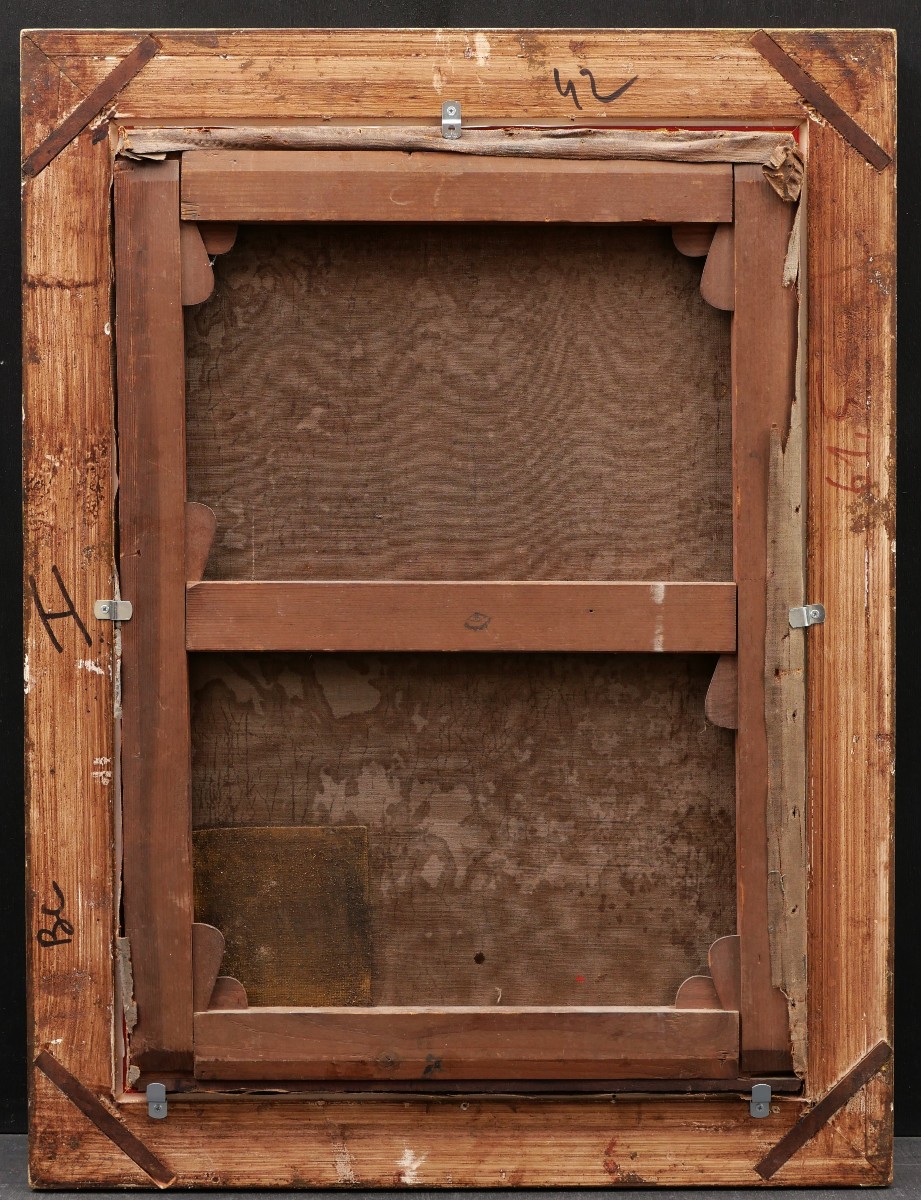 Léon Mayet, Still Life With A Vase Of Dahlias, Flower Painting-photo-5