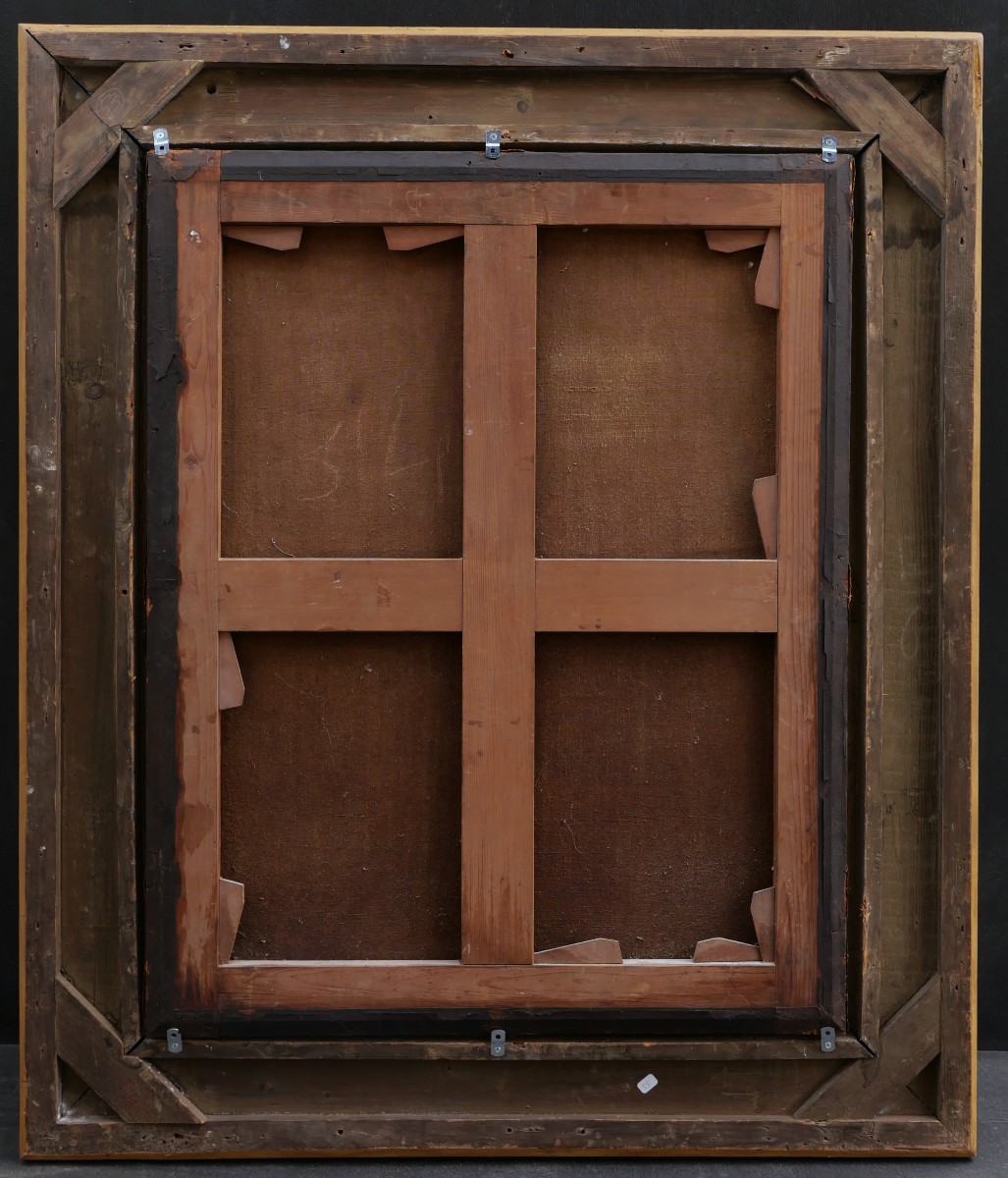 École FRANÇAISE fin XVIIème – début XVIIIème siècle, Portrait de femme de qualité -photo-4