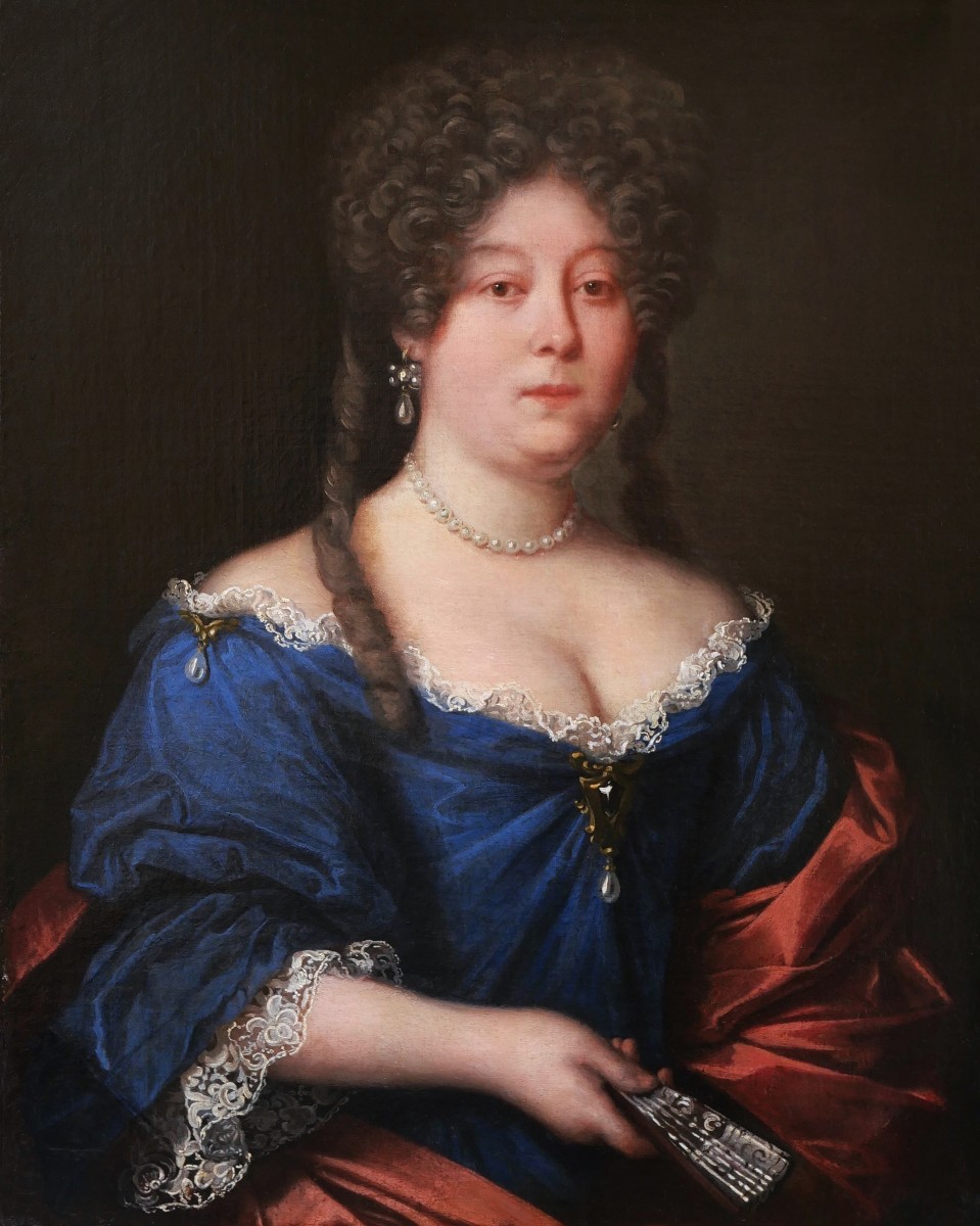 École FRANÇAISE fin XVIIème – début XVIIIème siècle, Portrait de femme de qualité 