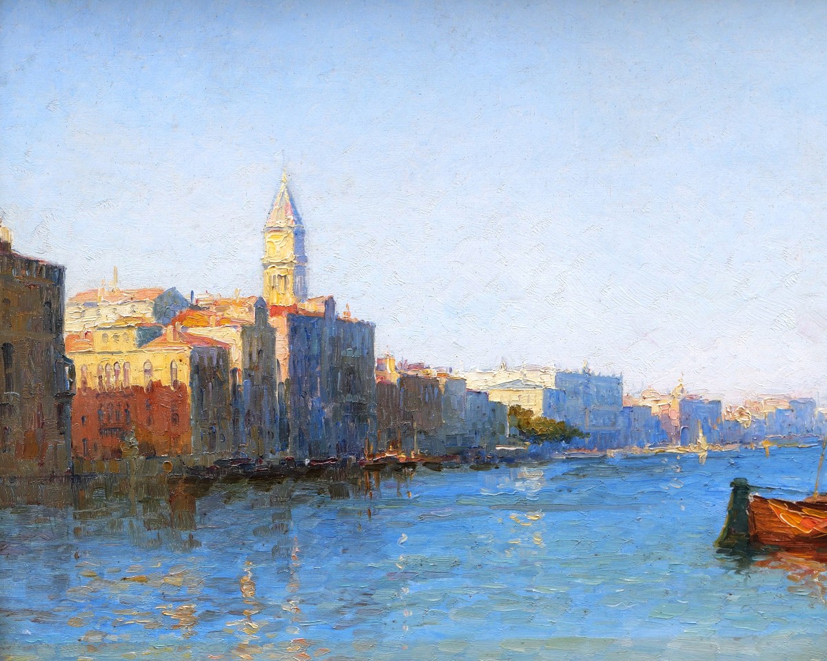 Marius REYNAUD, Venise, Le Grand Canal-photo-2