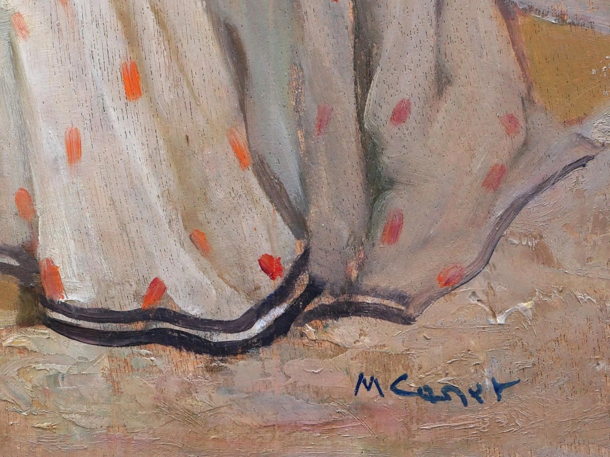 Marcel Canet, Kabyle Woman From Algeria Preparing A Meal-photo-3