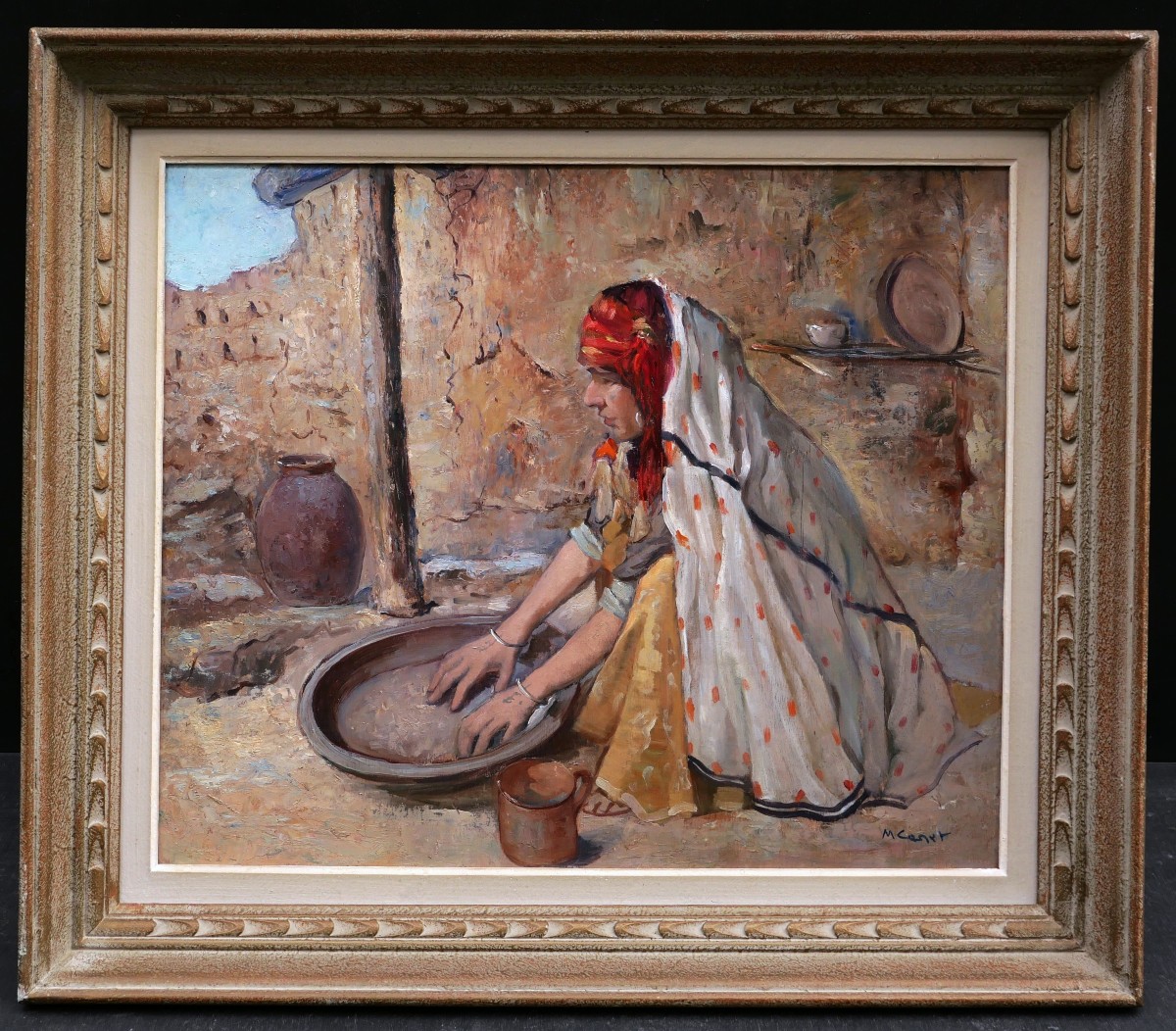 Marcel Canet, Kabyle Woman From Algeria Preparing A Meal-photo-4