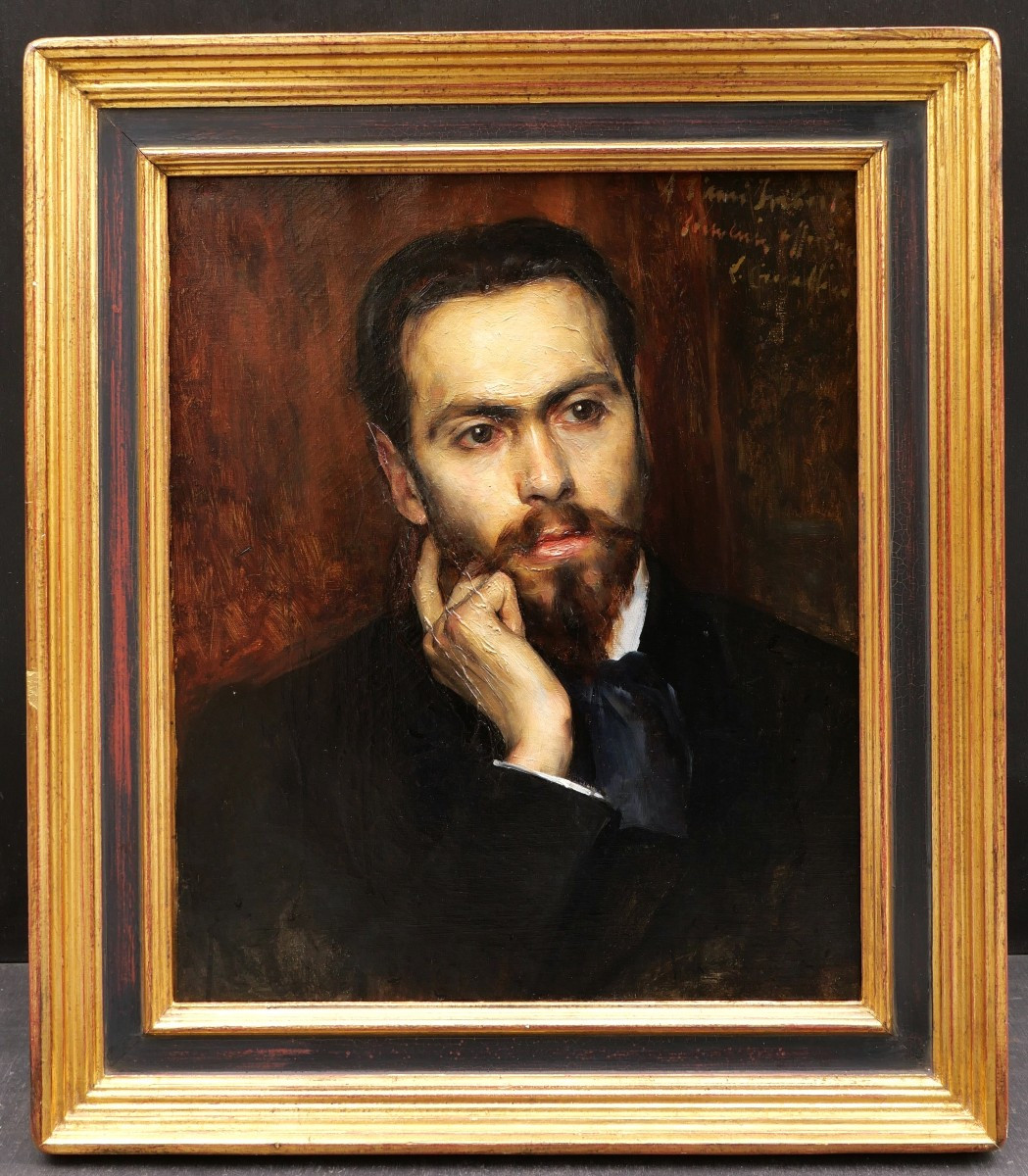 Léon Pierre Chevallier, Portrait Of A Man (louis Imbert)-photo-4