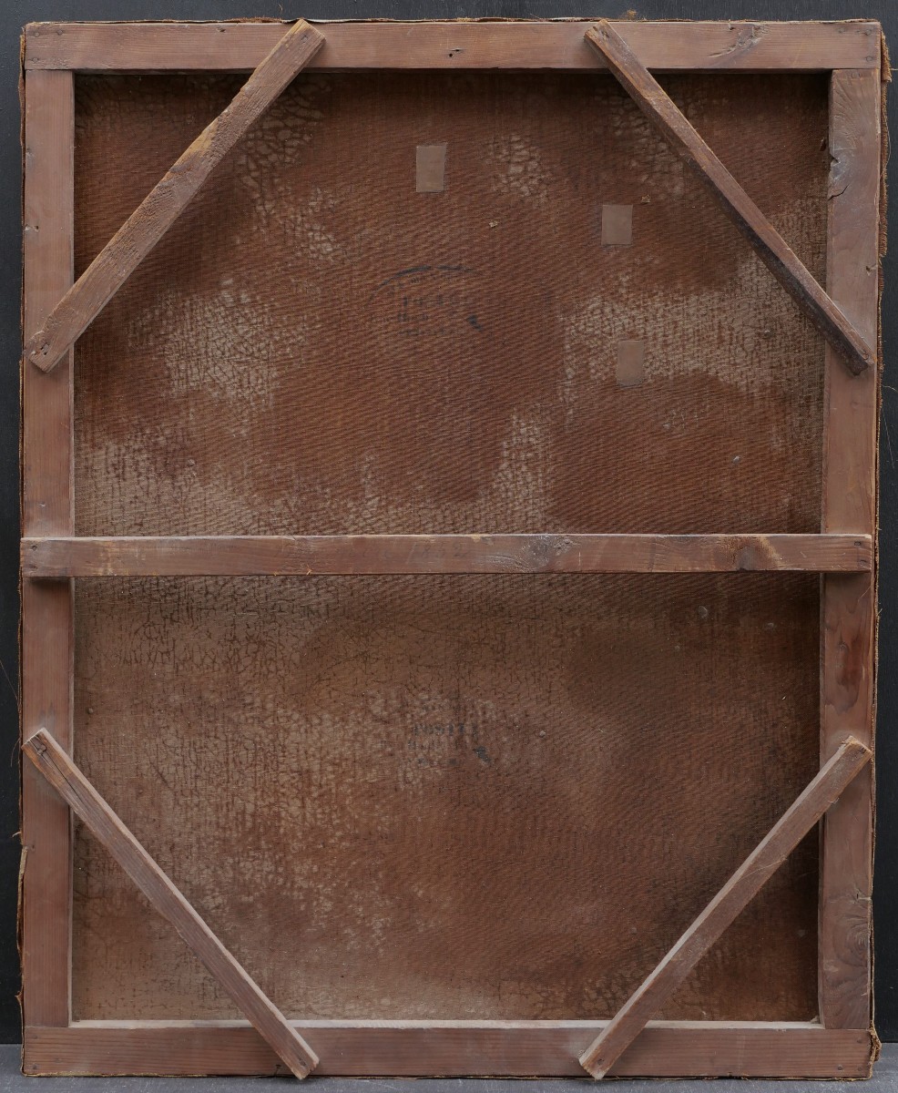 Georgina d'HÉBÉCOURT, d'après Eugène FLANDIN, Paysage d'Alger devant la Mosquée d'Ali Bitchin-photo-3