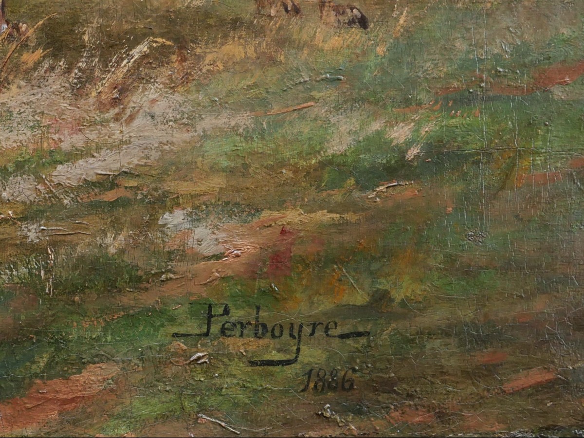 Paul Émile Léon PERBOYRE, La Bataille de Leipzig (GRAND FORMAT)-photo-2