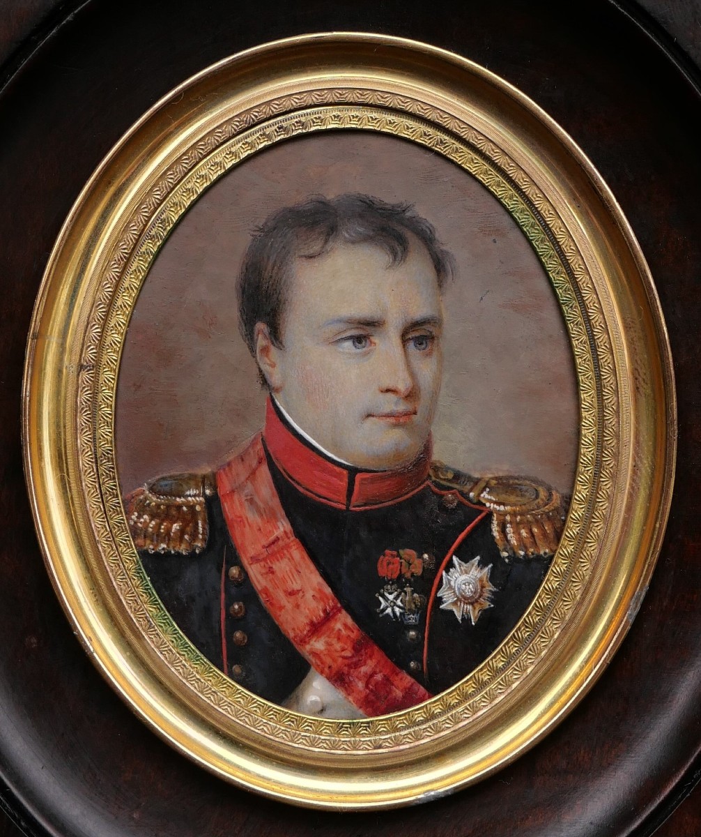 French School Early 19th Century, Portrait Of Emperor Napoleon I-photo-2