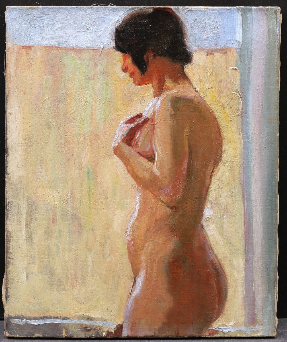 Attribué à Richard MAGUET, Nu dans l'atelier-photo-4