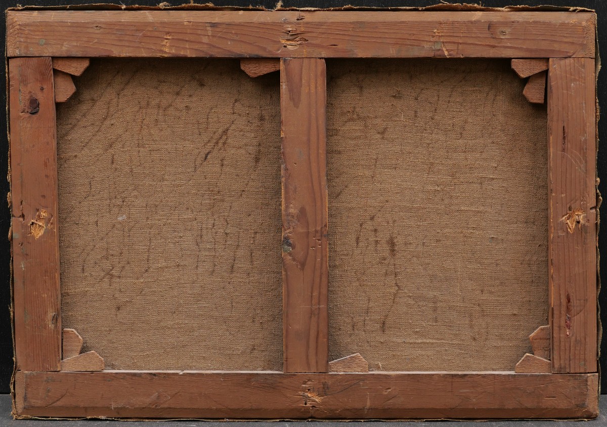 G. V. Hamery, Fisherman In A Boat Near Amsterdam In Holland (painting)-photo-1