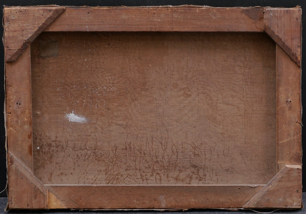 École FRANÇAISE du XIXème siècle, Paysage à Moret-sur-Loing, tableau-photo-2