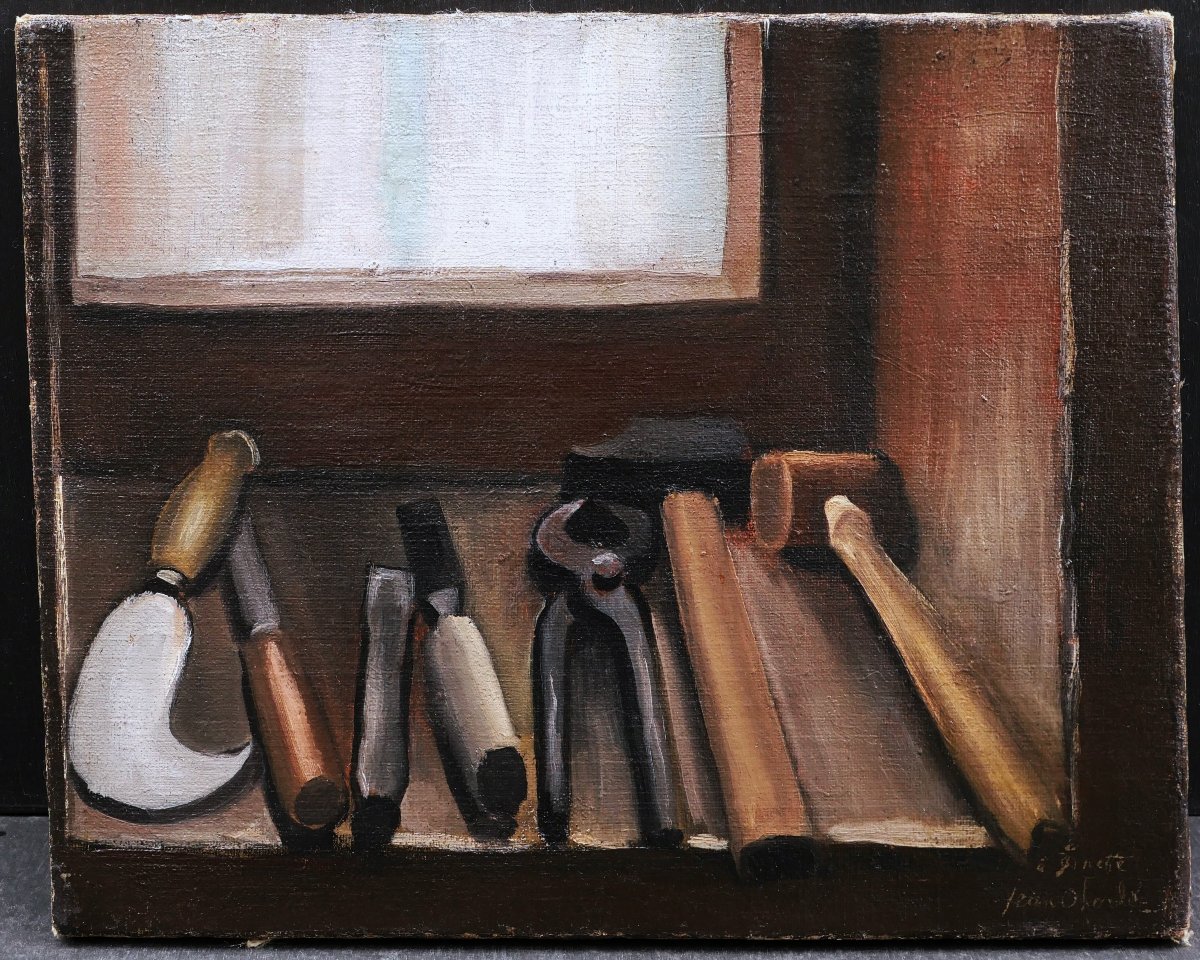 Jean Oberlé, Still Life With Carpenter's Tools-photo-4
