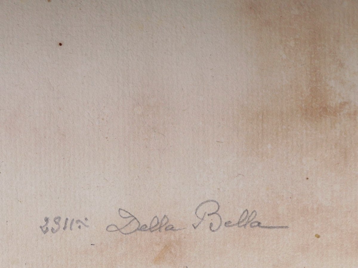 Attributed To Israël Silvestre Or Stefano Della Bella, View Of Rome, Old Master Drawing-photo-5